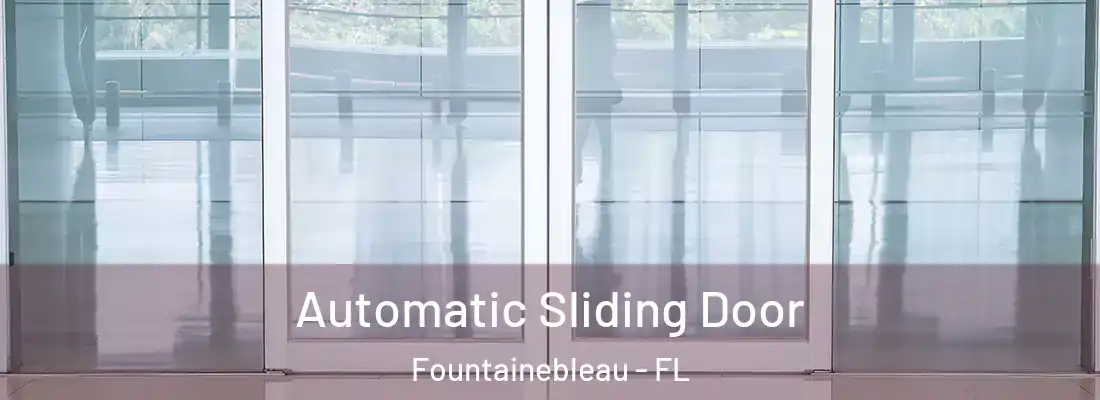 Automatic Sliding Door Fountainebleau - FL