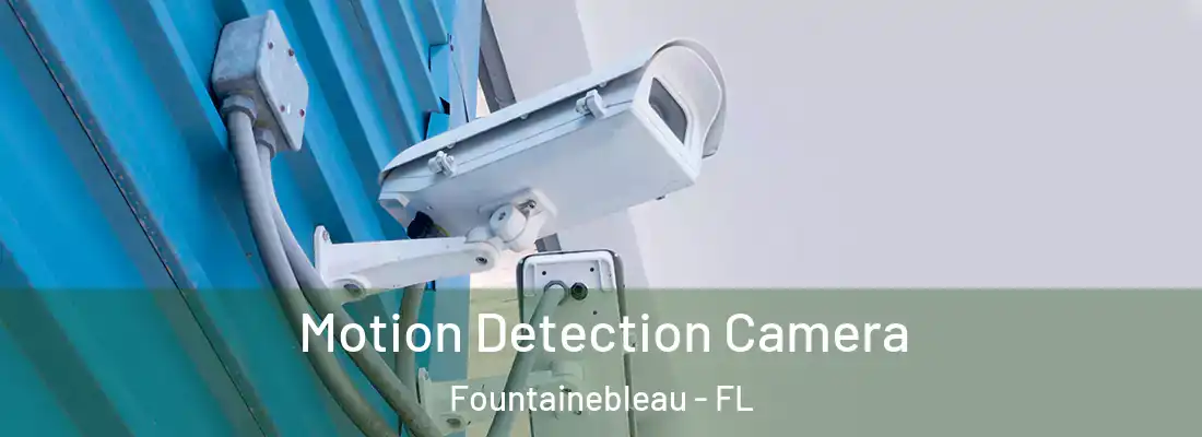 Motion Detection Camera Fountainebleau - FL